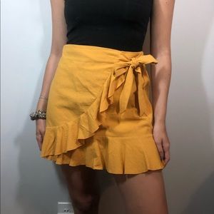 Yellow Frills Skirt